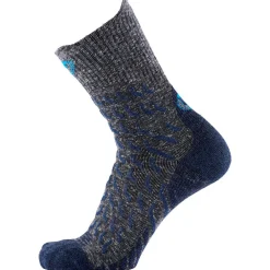 Chaussettes De Randonnée<Therm-Ic Chaussettes Trekking Ultra Cool Linen Crew Bleu Marine Gris