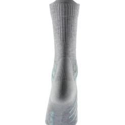 Chaussettes De Randonnée<Therm-Ic Chaussettes Trekking Cool Light Crew Lady Gris Clair Turquoise