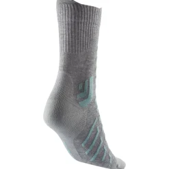 Chaussettes De Randonnée<Therm-Ic Chaussettes Trekking Cool Light Crew Lady Gris Clair Turquoise