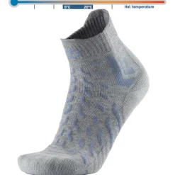 Chaussettes De Randonnée<Therm-Ic Chaussettes Trekking Cool Light Ankle Gris Bleu