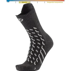 Chaussettes De Randonnée<Therm-Ic Chaussettes Trekking Temperate Cushion Crew Gris Foncé