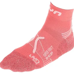 Chaussettes Trail<Uyn Chaussettes Lady Run Super Fast Socks Coral White