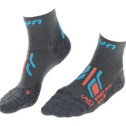 Best Chaussettes Lady Trekking Approach Low Cut Grey Turquoise Chaussettes Trail