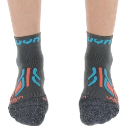 Best Chaussettes Lady Trekking Approach Low Cut Grey Turquoise Chaussettes Trail