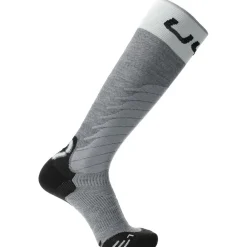 Chaussettes Ski<Uyn Chaussettes Man Ski One Merino Socks Gris Melange Blanc