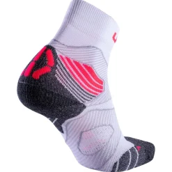 Best Chaussettes Run Trail Challenge Lady White Coral Fluo Chaussettes Trail