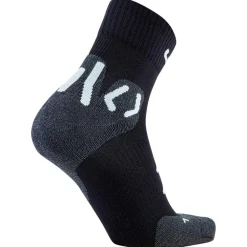 Hot Chaussettes Trekking Approach Mid Lady Black Grey Chaussettes De Randonnée