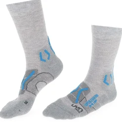 Chaussettes De Randonnée<Uyn Chaussettes Trekking Superleggera Lady Grey Turquoise
