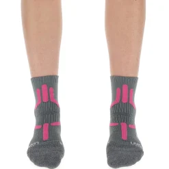 Chaussettes De Randonnée<Uyn Chaussettes Trekking 2In Mid Lady Grey Pink