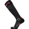 Chaussettes Woman Ski One Merino Socks Anthracite Rose Chaussettes Ski