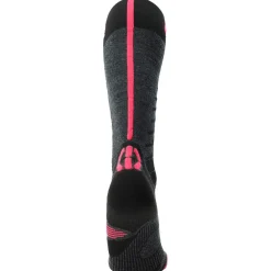 Chaussettes Woman Ski One Merino Socks Anthracite Rose Chaussettes Ski