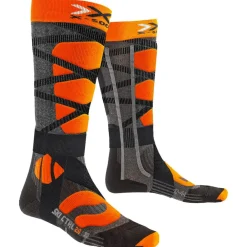 Outlet Chaussettes Ski Control 4.0 Noir Orange Chaussettes Ski