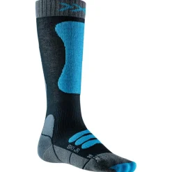 Online Chaussettes Ski Junior 4.0 Anthracite Melange Galactic Blue Chaussettes Ski