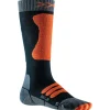 Chaussettes Ski<X Socks Chaussettes Ski Junior 4.0 Anthracite Melange X-Orange