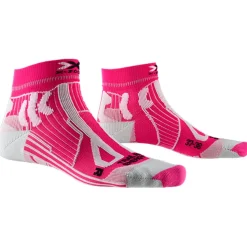 Discount Chaussettes Trail Run Energy Women Flamingo Pink Pearl Grey Chaussettes Trail