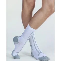 New Chaussettes Trail Run Discover Crew Arctic White Pearl Grey Chaussettes Trail