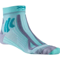 Chaussettes Trail<X Socks Chaussettes Trail Run Energy 4.0 Wmn Audrey Green Pearl Grey
