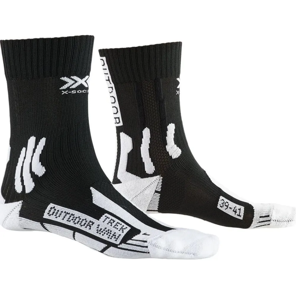 Chaussettes De Randonnée<X Socks Chaussettes Trek Outdoor Women Opal Black Arctic White