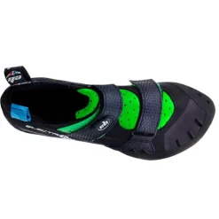 New Chaussons d'escalade Electron Noir Vert Chaussons Escalade