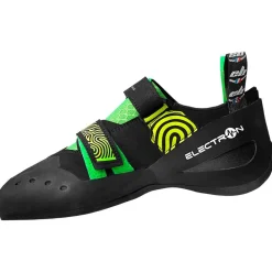 Sale Chaussons d'escalade Electron 3.0 Noir Vert Chaussons Escalade