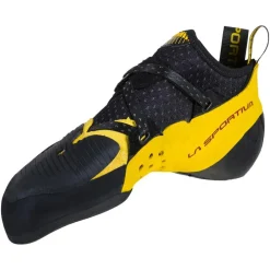 Chaussons Escalade<La Sportiva Chaussons d'escalade Solution Comp Black Yellow