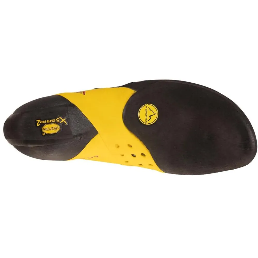 Chaussons Escalade<La Sportiva Chaussons d'escalade Solution Comp Black Yellow