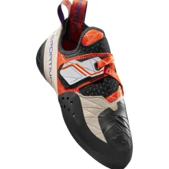 Chaussons Escalade<La Sportiva Chaussons d'escalade Solution Woman White Lily Orange