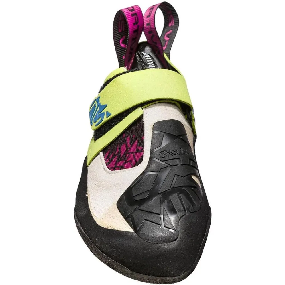 Chaussons Escalade<La Sportiva Chaussons d'escalade Skwama Woman Apple Green Cobalt Blue