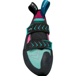 Chaussons Escalade<Scarpa Chaussons d'escalade Vapor V Women's Dahlia Aqua