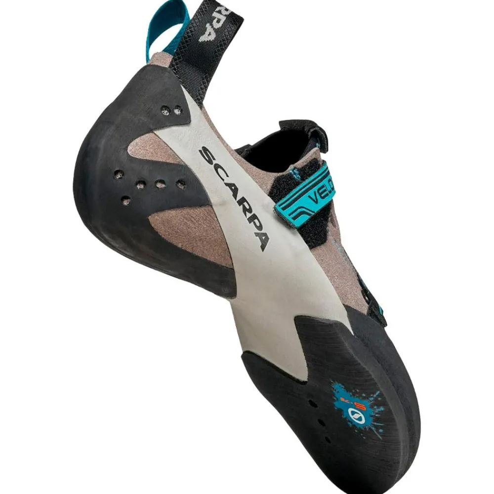 Chaussons Escalade<Scarpa Chaussons d'escalade Veloce Women's Light Gray Maldive