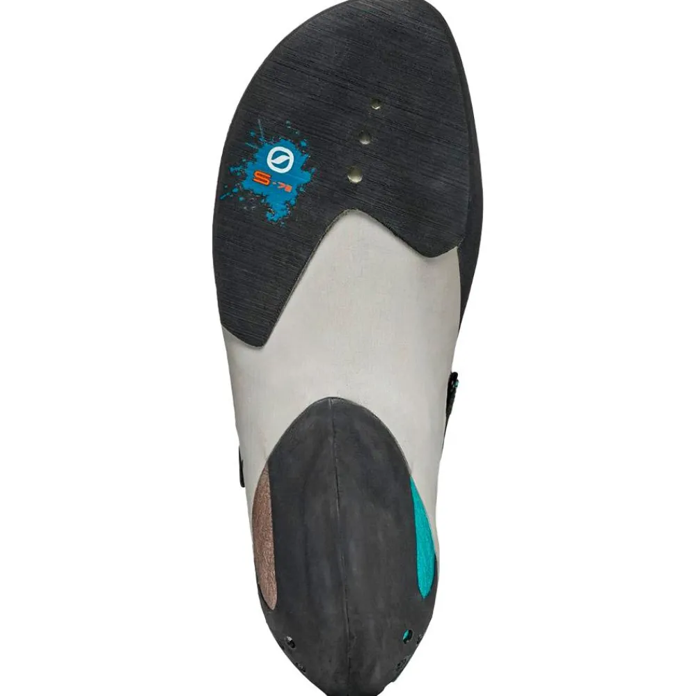 Chaussons Escalade<Scarpa Chaussons d'escalade Veloce Women's Light Gray Maldive