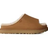 Chaussures Lifestyle<UGG Chaussons W Greenport Slide Chestnut