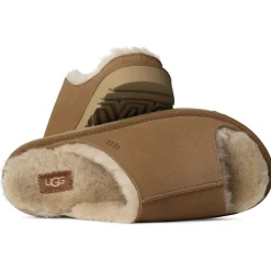 Chaussures Lifestyle<UGG Chaussons W Greenport Slide Chestnut