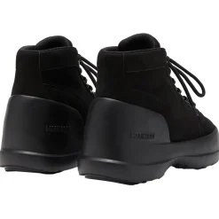 Après-Ski Homme<Moon Boot Chaussures après-ski Luna Trek Mid Nubuck Black