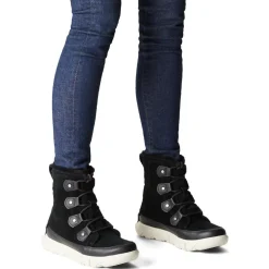 Discount Chaussures après-ski Explorer II Joan Black Fawn Femme Après-Ski Femme