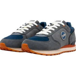 Chaussures Lifestyle<Colmar Chaussures Travis Block Gray Dark Denim Orange