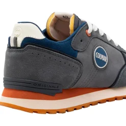 Chaussures Lifestyle<Colmar Chaussures Travis Block Gray Dark Denim Orange