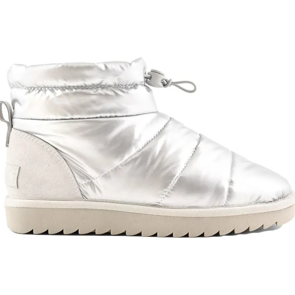 New Chaussures Short Boot In Nylon Silver Chaussures Lifestyle