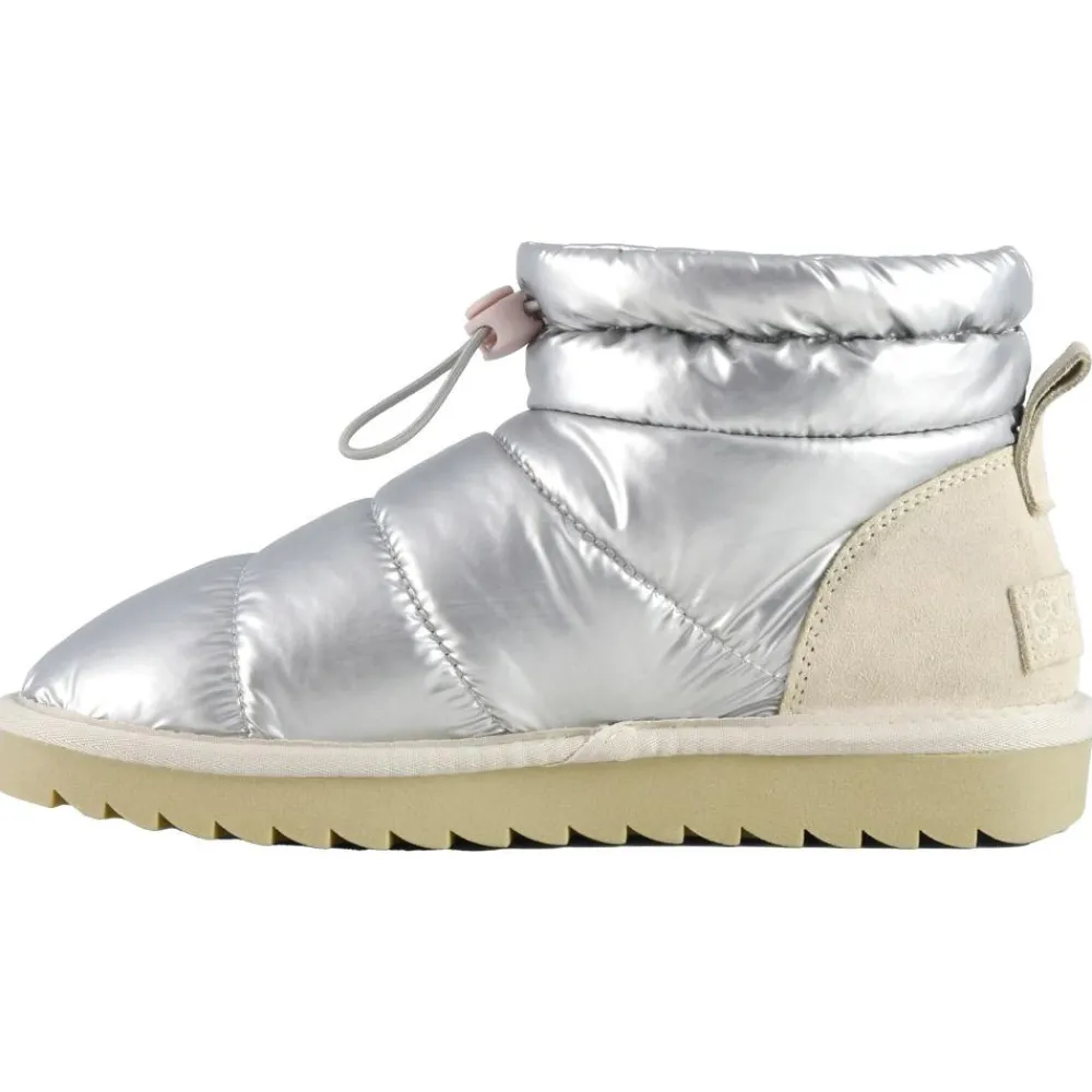 New Chaussures Short Boot In Nylon Silver Chaussures Lifestyle