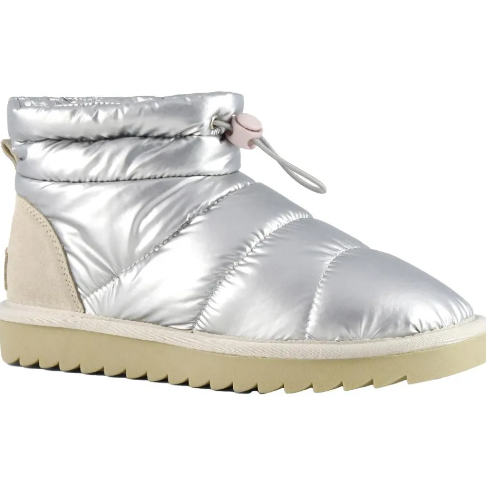 New Chaussures Short Boot In Nylon Silver Chaussures Lifestyle