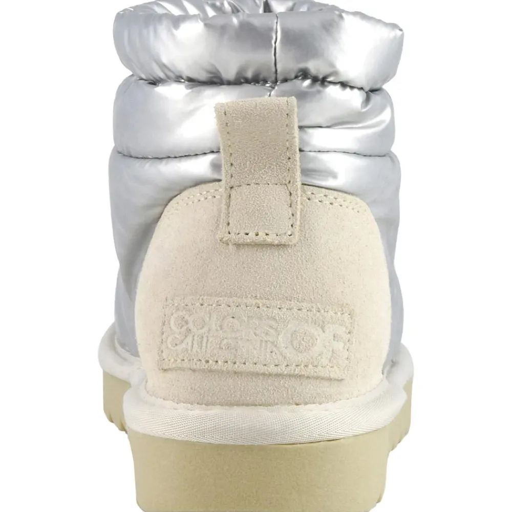 New Chaussures Short Boot In Nylon Silver Chaussures Lifestyle