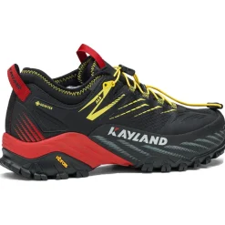 Outlet Chaussures de Fast Hiking Duke Gore-Tex Black Red Homme Chaussures Rando Basses|Chaussures Fast Hiking