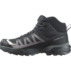Hot Chaussures de Fast Hiking X Ultra 360 Mid Gore-Tex W Black Plum Kitten Shale Femme Chaussures Fast Hiking|Chaussures Rando Femme
