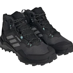 Discount Chaussures de randonnée Terrex Ax4 Mid Gore-Tex W Core Black Grey Three Mint Ton Femme Chaussures Rando Femme