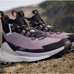 Chaussures de randonnée Terrex Free Hiker 2 Gore-Tex W Preloved Fig Silver Dawn Aurora Black Femme Chaussures Rando Femme