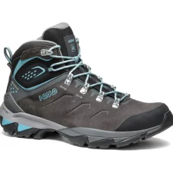 Chaussures Rando Femme<Asolo Chaussures de randonnée Acadia Mid Lth Gore-Tex Women Graphite Sky Blue