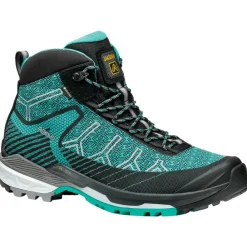 Chaussures Rando Femme<Asolo Chaussures de randonnée Falcon Evo Jaquard Gv II Women Black Aquagreen