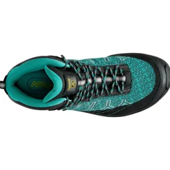 Chaussures Rando Femme<Asolo Chaussures de randonnée Falcon Evo Jaquard Gv II Women Black Aquagreen