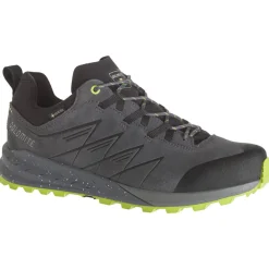 Chaussures Rando Homme|Chaussures Rando Basses<Dolomite Chaussures de randonnée M's Croda Nera Gore-Tex Anthracite Grey Lime Green