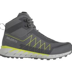 Chaussures Rando Homme<Dolomite Chaussures de randonnée Croda Nera Hi Gore-Tex Gunmetal Grey Lime Green